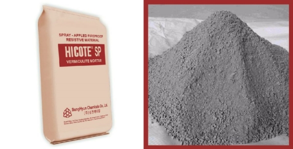 Vữa chống cháy Vermiculite Hicote SP - Vữa Chống Cháy TKE&VMC - Công Ty TNHH Thương Mại Xây Dựng TKE&VMC Việt Nam